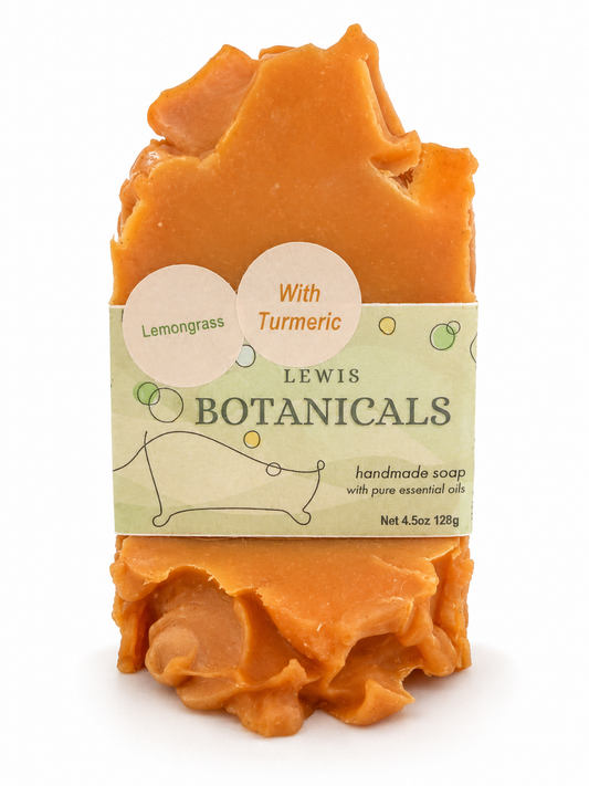 Lemongrass Turmeric Soap with Oatmeal