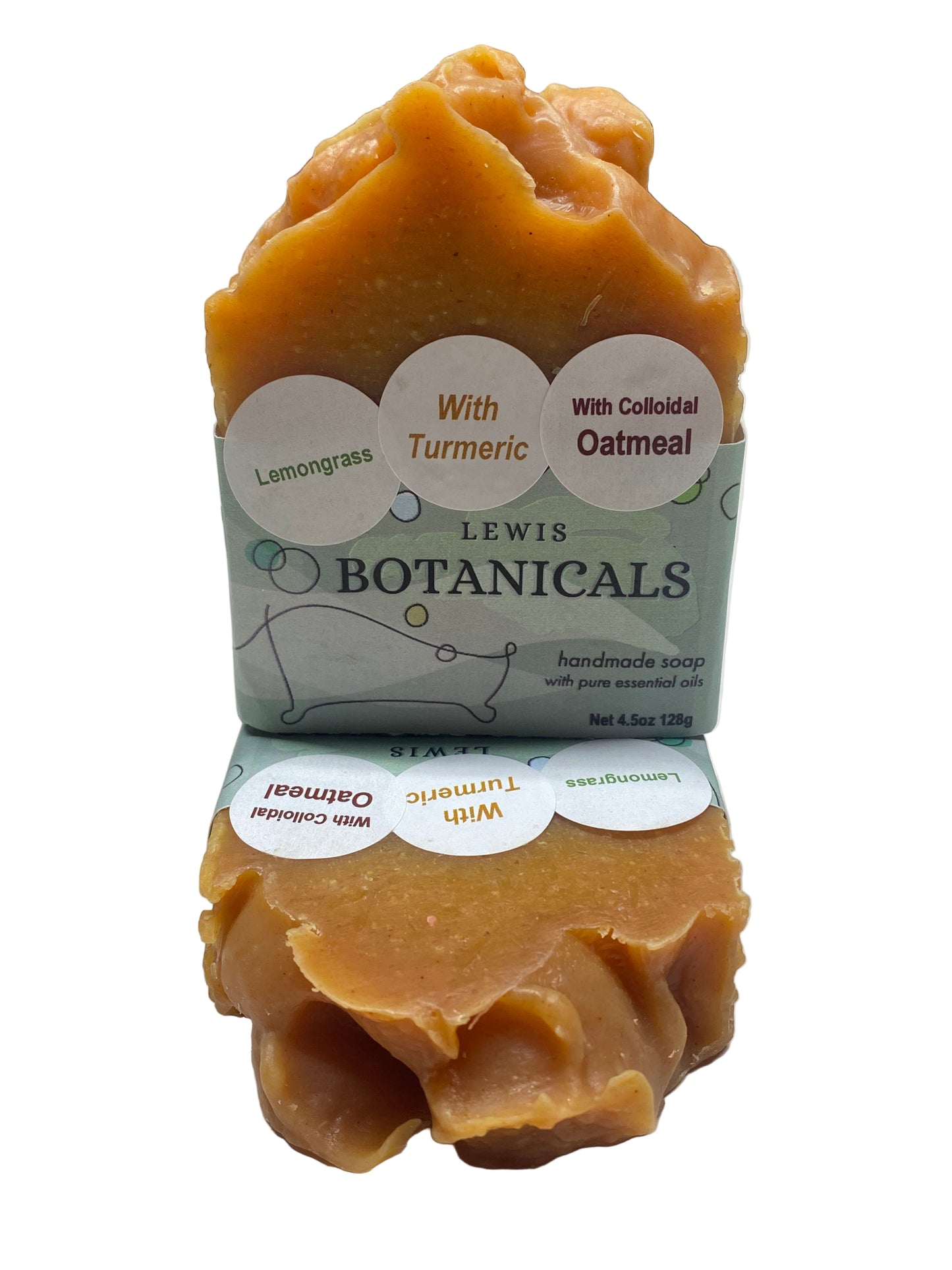 Lemongrass Turmeric Soap with Oatmeal